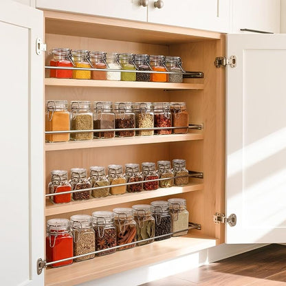 ComSaf 4 oz Glass Jars with Lid, Spice Jars, Small Mason Jar, Canning Jar