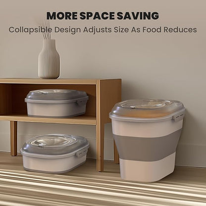 32-35 Lbs Dog Food Storage Container, Collapsible Dog Food Container