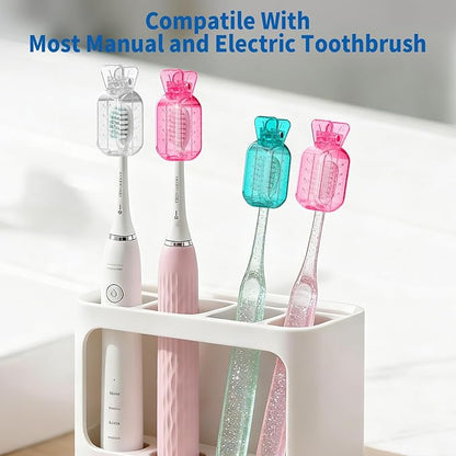 Toothbrush Covers Caps, Clip-On Toothbrush Protector