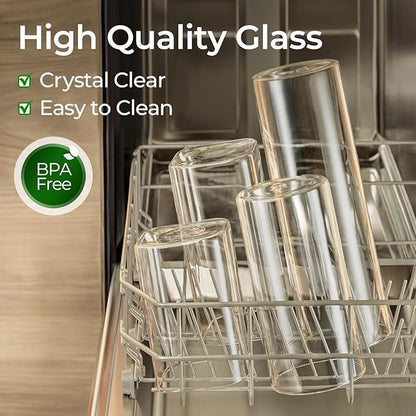 ComSaf 1.9 Qt Glass Storage Containers