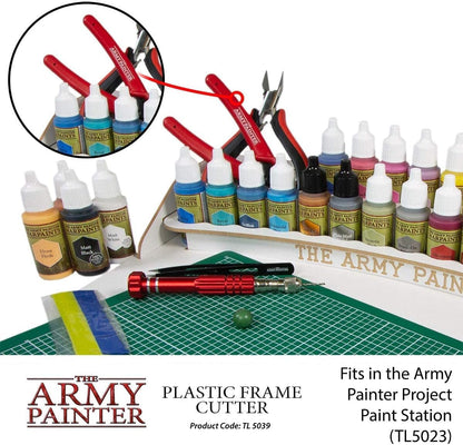 The Army Painter Hobby Tools Plastic Frame Cutter, Stainless Steel Model Flush Cutter, Side Snips, for Plastic Miniatures with Safety Grip Handle, for Miniature Fantasy Tabletop Wargaming