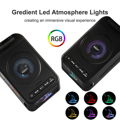 Cell Phone Stand Bluetooth Speaker for Christmas & Everyday Use - iPhone/Android Compatible, Unique Dad/Guy Gifts