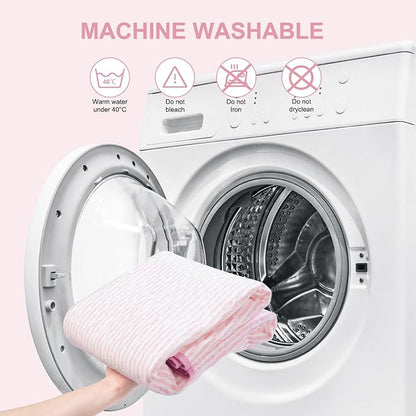Bed Pads for Incontinence Washable, 3 Packs 36x34 Inch Reusable Waterproof Soft Wetting Pee Underpad for Adults, Elderly, Seniors, Women, Kids & Pets, Machine Washable Pad for Bed, Sofa-Pink