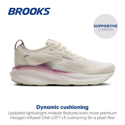 Brooks Women’s Adrenaline GTS 25 Supportive Running & Walking Shoe - Coconut/Argyle - 13 Medium