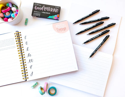 Calligraphy Kit for Beginners - Calligraphy Pen Set with Calligraphy Workbook