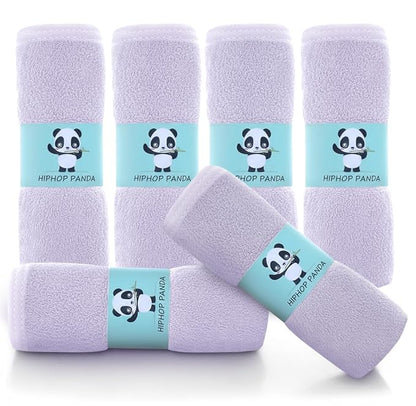 HIPHOP PANDA Baby Washcloths, Rayon Made from Bamboo