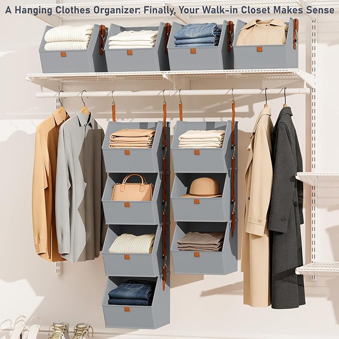 DIMJ Hanging Closet Organizer