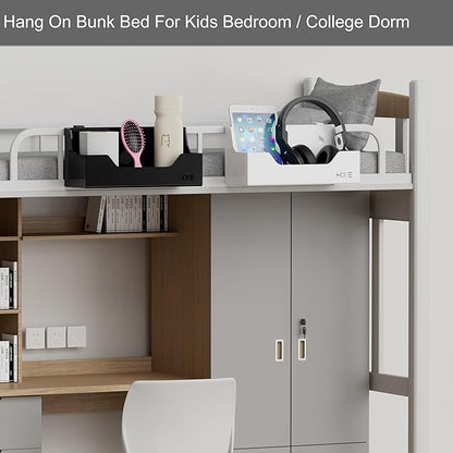 Bedside Caddy Hanging Storage Basket Little Plastic Beside Shelf Hang-on