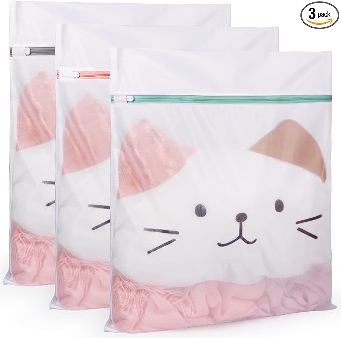 Tenn Well 3PCS Mesh Laundry Bags, 20 x 23 Inches Large Lingerie Bags