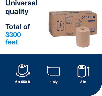 Tork Paper Towel Roll Natural H86,