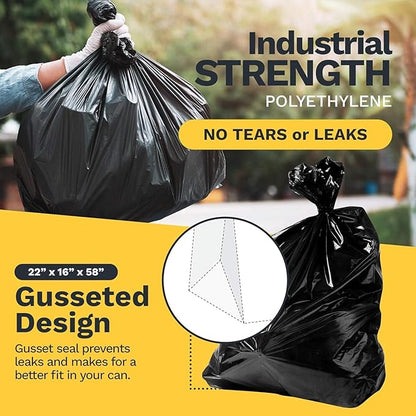 ToughBag 55 Gallon Trash Bags Heavy Duty