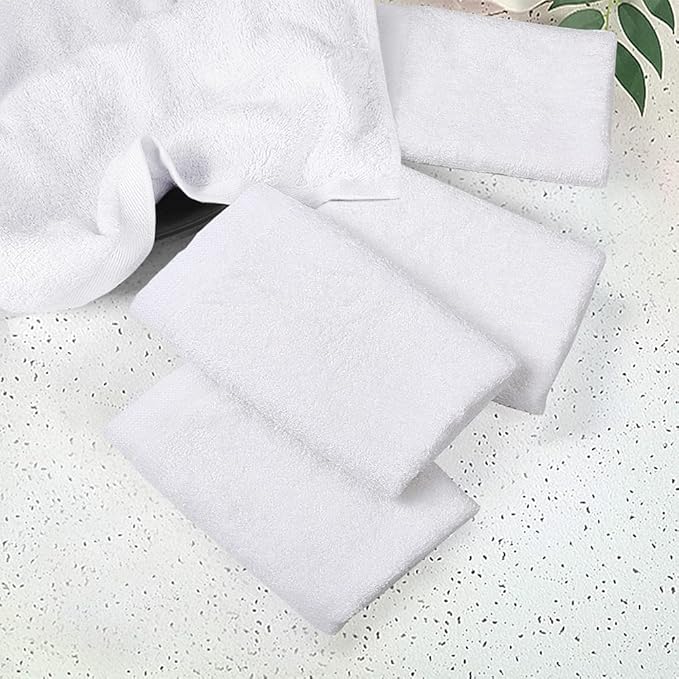 Yoofoss Luxury Washcloths Towel Set 10 Pack Baby Wash Cloth