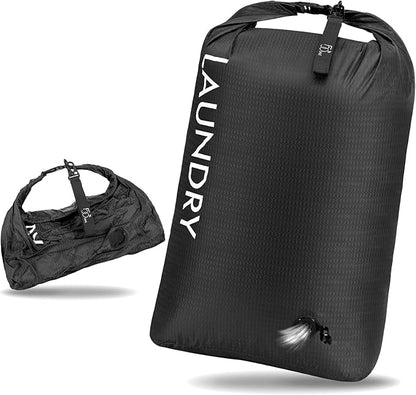Compression Laundry Bag for Travel, Dirty Clothes Travel Laundry Bags,