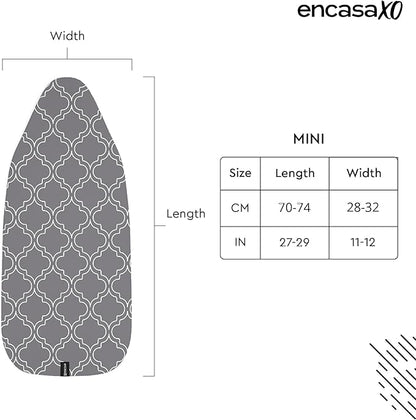 Encasa XO Ironing Board Cover and Pad 28"x12"