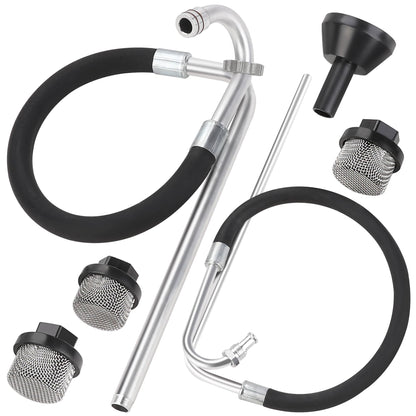Hromee Stainless Steel Suction Hose and Reflux Line Sets, Airless Paint Sprayer Accessories for Graco 390 395 490 495 595 695