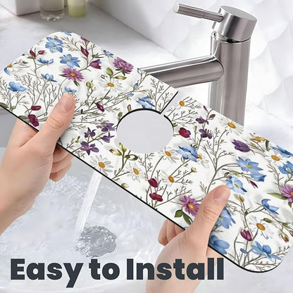 Garden Kitchen sink faucet pad, strong water absorption, anti slip, very