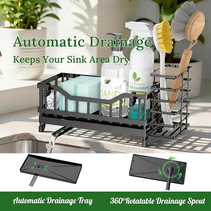 Sponge Holder for Kitchen Sink, Kitchen Sink Caddy