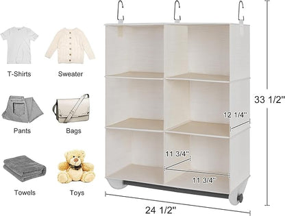 StorageWorks Hanging Closet Organizer