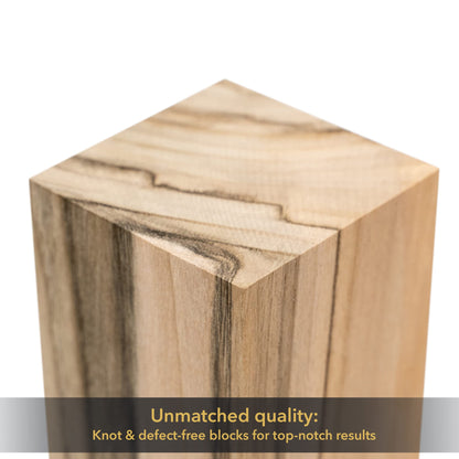 BeaverCraft Walnut Wood for Carving BW10 pcs Wooden Blocks for Whittling and Crafts - Wood Carving Blocks for Creative Projects