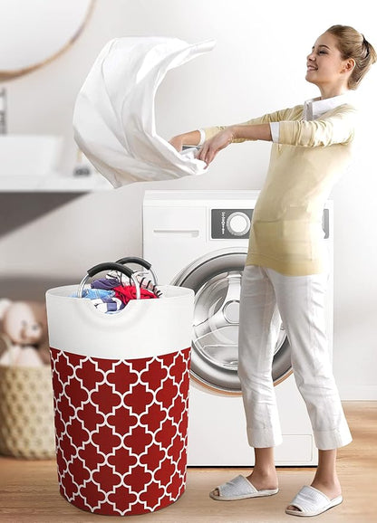 Large Laundry Basket Laundry Hamper Bag Washing Bin Clothes Bag Collapsible Tall