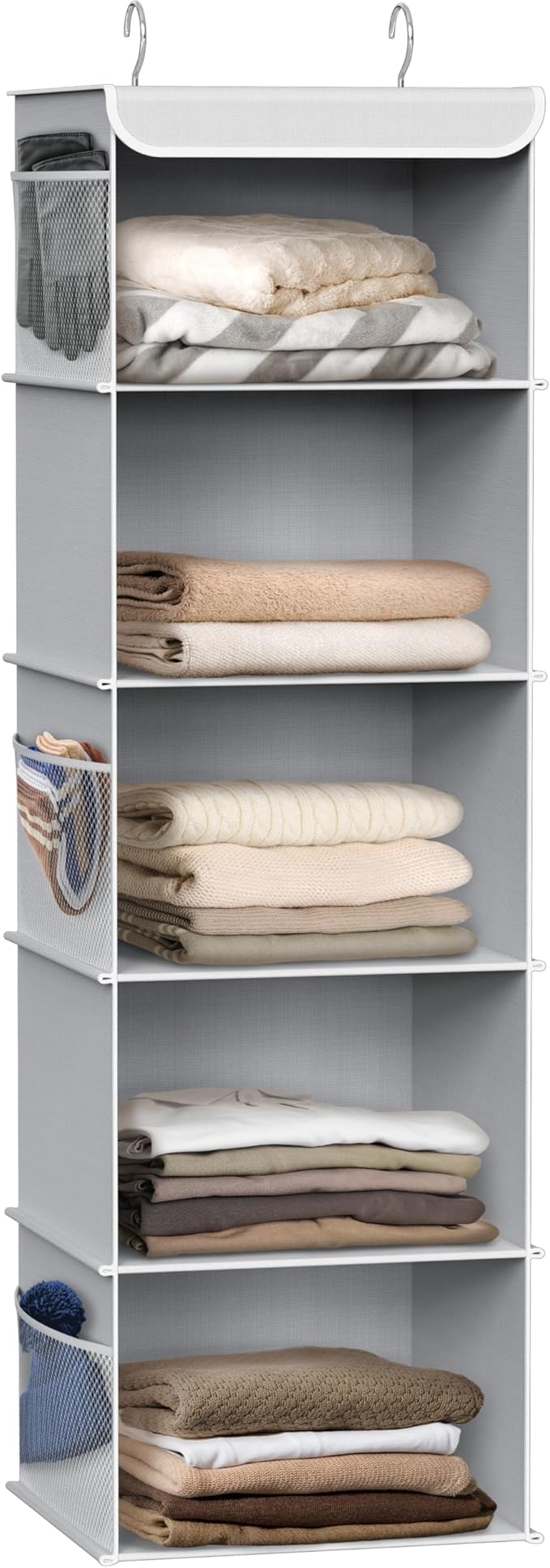 Simple Houseware 5 Shelf Hanging Closet Organizer