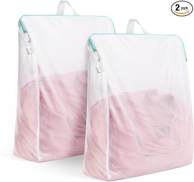 OTraki 20x24 Inch Laundry Bags Mesh Wash Bags 2 Pack Delicates Bag Lingerie