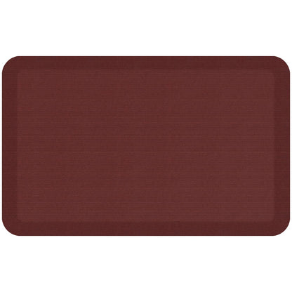 GelPro Designer Comfort Grasscloth Crimson Ergo-Foam Anti-Fatigue Kitchen Floor Mat, 20"x32"