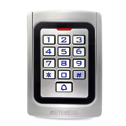 Retekess T-AC04 Access Control System,Garage Door Keypad,IP68 Waterproof,Wiegand 26 PIN Code RFID Keypad,Support 2000 Users