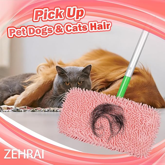 6Pcs Reusable Microfiber Mop Pads Compatible