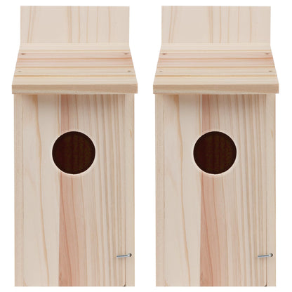 2 Pack Bird Houses for Outside,Blue Bird Box House for Outside,Cedar Finch Swallow Wren Hummingbird Birdhouse,DIY