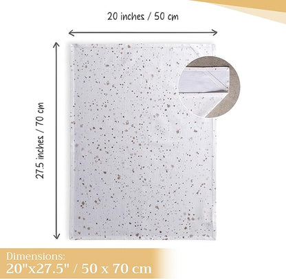 Maison d' Hermine Kitchen Towels Set of 3 100% Cotton 27.50" x 20" Reusable