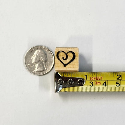 Valentine's Hearts Rubber Stamps