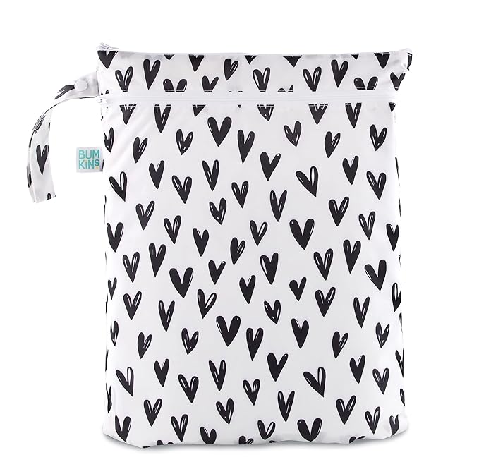 Bumkins Waterproof Wet Dry Bag for Baby, Swim Suit, Cloth Diapers, Pump Parts
