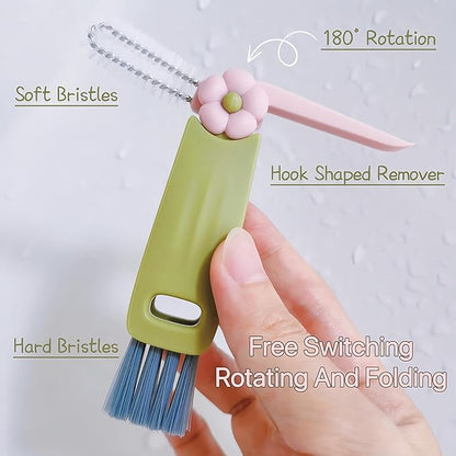 3 in 1 Cup Lid Cleaning Brush, Water Bottle Cleaner Brush, Portable Cup Lid Gap