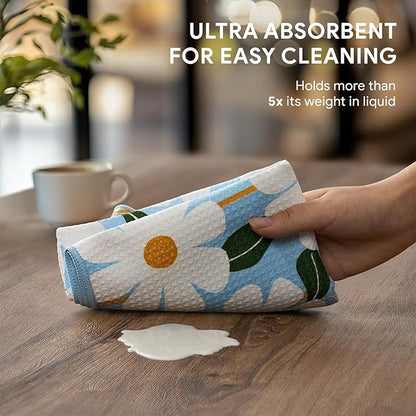 RECYCO Waffle Kitchen Towel Set of 2