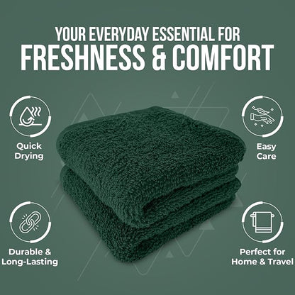 DAN RIVER 12 Pack Wash Cloths for Showering
