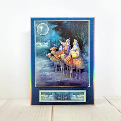 Katy Sue Nativity Die-Cut Decoupage Selection Pack. Contains 12 Pre-Cut Die Cut Decoupage Paper Sheets for Christmas Card Making Supplies. 3 Copies Each of 4 Different Nativity Designs