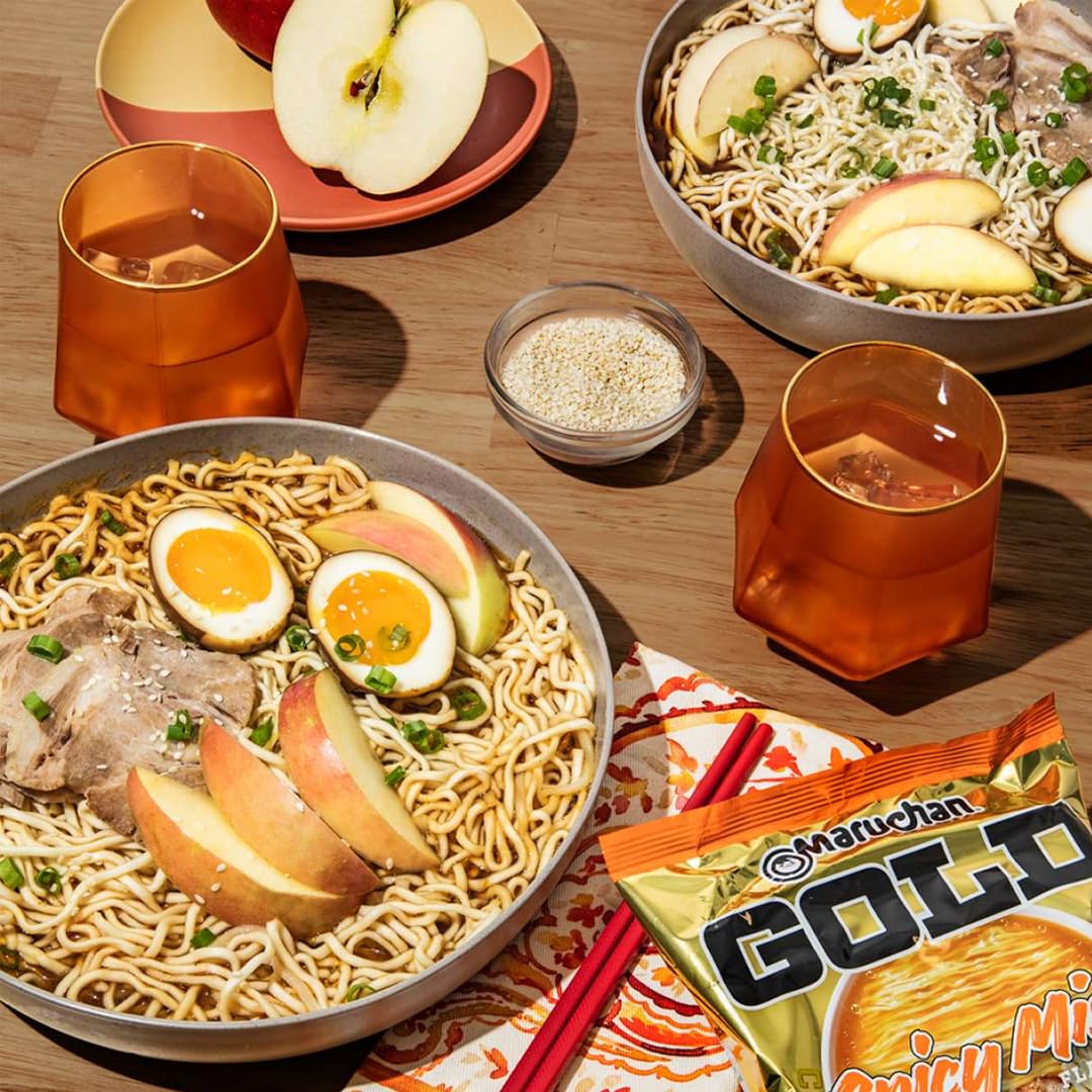 Maruchan Gold Spicy Miso Craft Ramen Noodles, Restaurant Quality Instant Ramen, 4.21 Oz, 5 Count