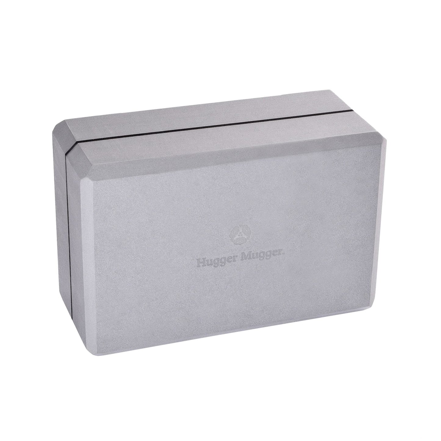 Hugger Mugger 4 in. Foam Yoga Block - Strong and Stable, Beveled Edges for Comfort, Most Favored Block Size, Helps with Alignment and Support in Many Poses