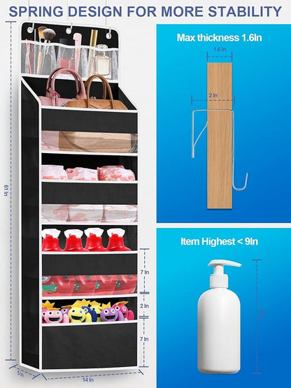 2 Pack Over the Door Storage Organizer