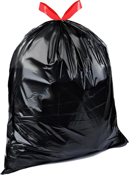 Amazon Basics 30 Gallon Multipurpose Drawstring Trash Bags, 20% Post Consumer