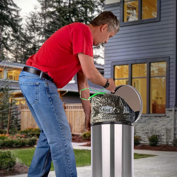 Mint-X Rodent Repellent Outdoor Home and Industrial Trash Bags