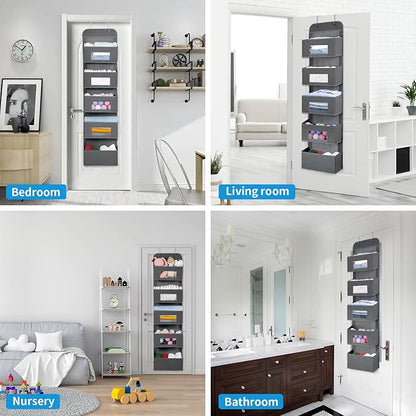 MAX Houser 5-Shelf Over The Door Hanging Organizer