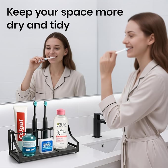 BOTEMY Toothbrush Holder with Instant Drying Stone