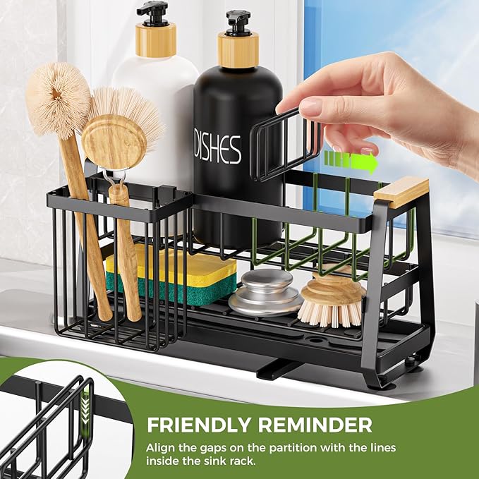 Sponge Holder for Kitchen Sink, Kitchen Sink Caddy