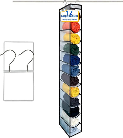 Closet Organization, 12 Section, Hanging Closet Organizer, Space Saving
