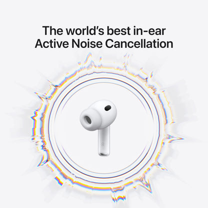Apple AirPods Pro 3 Wireless Earbuds, Active Noise Cancellation, Live Translation, Heart Rate Sensing, Hearing Aid Feature, Bluetooth Headphones, Spatial Audio, High-Fidelity Sound, USB-C Charging