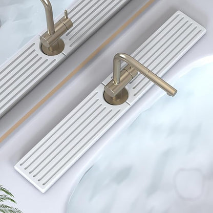 Stone Faucet Mat for Kitchen Sink, Water Absorbing Sink Water Splash Guard