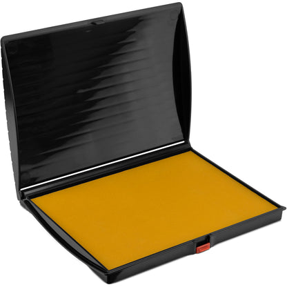 Large Premium Dark Yellow Ink Stamp Pad - 5" by 7" - Quality Felt Pad