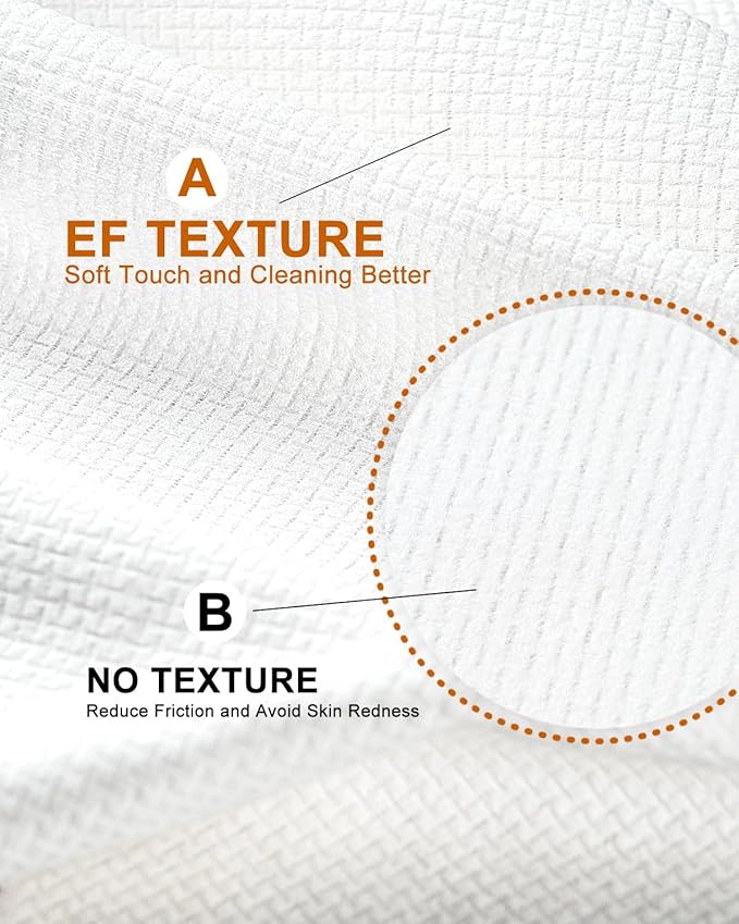 Disposable Face Towel, Biodegradable Facial Towels, Extra Thick Soft Large